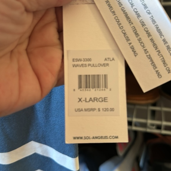 Sol Angeles Blue sweatshirt XL - Picture 5 of 5